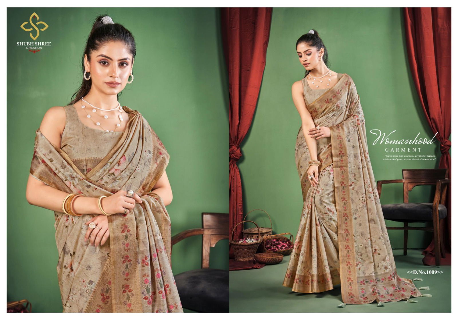 Toral Dizital By Shubh Shree Dola Silk Designer Sarees Exporters In India